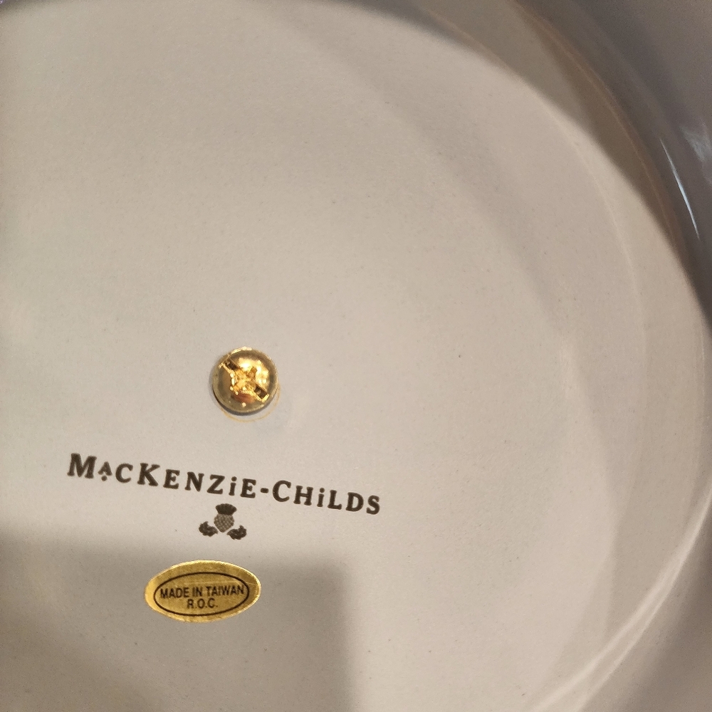 Mackenzie-Childs Wildflowers Enamel Cookie Jar - Picture 12 of 13